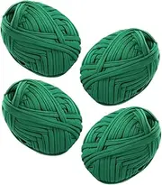 4 Pack Plant Ties Garden Net Tree Straps Elastic Tree Support Straps for Wind Green 4 Rolls