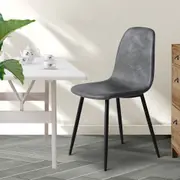 Levede a set of 4 Eames Accent Dining Chairs Chair - Grey