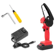 Rechargeable Cordless Mini Electric Chain Saw Woodworking Saw One-handed Electric Saw