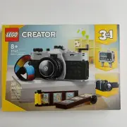 Lego 31147 3 In 1 Creator Retro Camera Building Toy Set Ages 8+ 261 Pieces