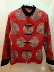 LN Collection NWT Red Black Chinese Prosperity Blue Gold Dragon Blazer Jacket