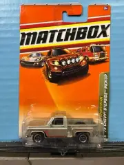 1/64 MATCHBOX OUTDOOR SPORTSMAN '75 CHEVY STEPSIDE PICKUP R5000 #76/100 SILVER