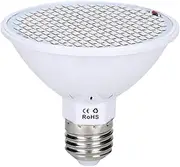 30W LED Grow Lights for Seed Starting, Plant Lights for Indoor Growing, E27 200 LED Plant Bulb for Succulent and Flower