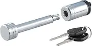 CURT 23501 Trailer Hitch Lock, 1/2-Inch Pin Diameter, Fits 1-1/4-Inch Receiver