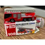 TOMICA 多美 NO.108 HINO 日野 雲梯消防車 消防廳  舊藍標