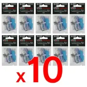 10 Packs set KATO 24-818 Unitrack Terminal UniJoiner 35''(90mm) N HO Scale Gauge