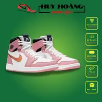在飛比找蝦皮購物優惠-Jordan JD1 高領運動鞋黑色粉色標準女款 11 整盒