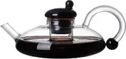 Tea Brewing Kettle - Glass Infuser Pot, Beverage Heating Pitcher | 600ml Coffee Teapot for Loose Leaf Tea, Hot Drink Making, Daily Steeping for Kitchen Use, Guest Serving, Studio Events, Relaxation