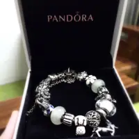 在飛比找蝦皮購物優惠-Pandora 手鍊 純銀 16cm 潘朵拉