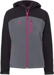 IZAS Damen Softshell-Jacke Outdoorjacke, Onega Black/Dark Grey XL