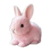 Electronic Plush Bunny Companion Plush Animal Can Jump and Make Sound Stuffed Animal Soft Plush Toy for Easter Boys and Girls