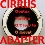 Contax Yashica Zeiss C/Y lens to C-mount Scope adapter
