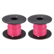 18AWG Gauge Stranded Hook-Up Wire PVC Tinned Copper Wire Spool 10m/33ft Red