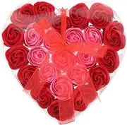 TOVINANNA Diy Soap Flower Decorations Simulated Flowers Elegant Party Soap Bouquets Present Box
