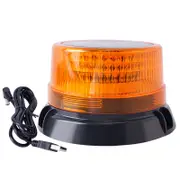 Solar Powered LED Strobe Lights Wireless Waterproof Yellow Beacon Portable Rotating Warning Lights for Vehicles Tow Trucks School Buses