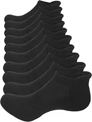 [WEARPEER] 10 Pairs Ankle Socks for Men & Women Breathable Athletic Running Socks Sports no Show Socks Low Cut Socks Men