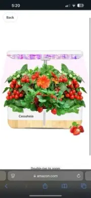 Hydroponics Growing System 12Pods, Indoor Herb Garden with LED Grow Light