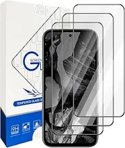 3 Pack for Google Pixel 8a Screen Protector,HD Tempered Glass,2.5D full Coverage,9H Hardness,Anti-Scratch,Bubble Free