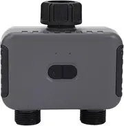 2 Zone Sprinkler Timer, WiFi Programmable Water Timer for Garden Hose with Rain Delay & Manual Mode, Outdoor Hose Timers, Sprinkler Controller Via APP/Voice Control for Yard,