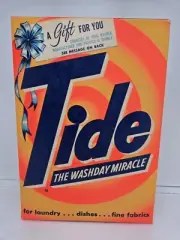 Tide Laundry Detergent Vintage Unopened Sealed Soap Box 1lb 4oz- A Gift For You