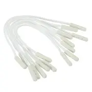 Zipper Pulls Extension Handle Cord, 15 Pack Plastic Puller Extender, White