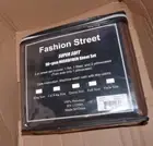 NEW FASHION STREET Sheet Set KING - Coffee Brown Stripe Super Soft 4 PC NWT A02