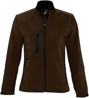 [SOL'S] SOLS Womens/Ladies Roxy Soft Shell Jacket (Breathable, Windproof And Water Resistant) (UK Size: M) (Dark Chocolate)