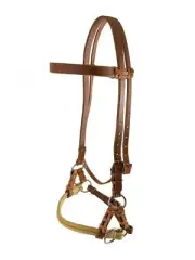 Showman Oiled Harness Argentina Cow Leather Side Pull