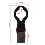 Portable Garage Storage Black Garden Hose Hanger Carrier Expandable Hose Rope