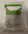 Onion Cutter Holder Stainless Steel Vegetable Tomato Slicer Meat Needle Gadgets