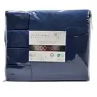 Hotel Royal Living King Navy Blue Sheet Set x6 1200 Thread Count Egyptian Cotton