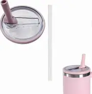 40 Oz Tumbler Flip Straw Lid Replacement Fit For Stanley Quencher Lavender