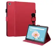 Case for Lenovo Tab M10 HD (10.1 Inch), TB-X505F/X605F, Multi-Angle Viewing Stand - Red