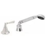 California Faucets TO-46.1-PN Deck Diverter Trim w Handshower POLISHED NICKEL