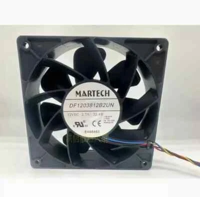 1PCS NEW MARTECH 12038 DF1203812B2UN DC12V 2.7A 32.4W Cooling Fan Free delivery