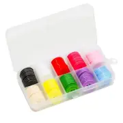 100 PCS 3/4 inch 20mm 4 Holes Buttons 10 Colors Buttons Craft Buttons Buttons...