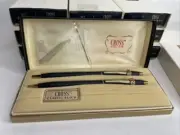 Cross Century Matte Black & Gold Ballpoint Pen & Pencil Set New In Box Pepsi