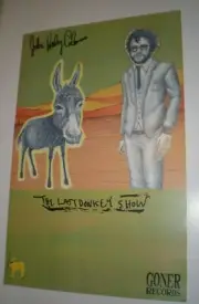 POSTER by JOHN WESLEY COLEMAN last donkey show PROMO for the band ON TOUR gig 1