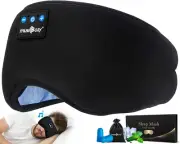 Sleep Headphones Bluetooth 5.2 Headband Sleeping Eye Mask for Mom Women Men Wire