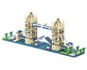Tower Bridge In London Micro Mini Diamond Block Model Building Set 1833 Pcs