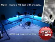 SUPER KEWL gamer desk light with remote control for X ONE green and all colors