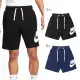 【NIKE 耐吉】ASMNK CLUB ALUMNI HBR FT SHORT 男 短褲 黑&藍(DX0503010 DX0503410)