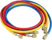 TDBK 150cm Car Refrigeration Charging Hoses Air Condition Fluoride Pipe Refrigerant Filling Pipe Refrigerators Repair Tool for DY517