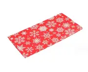 01 2PCS Disposable Tablecloth Christmas Snowflake Party Decoration Props