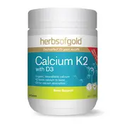 Herbs Of Gold Calcium K2 With D3 90 Tablets