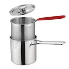 Deep Fryer Frying Pot with Basket 304 Stainless Steel Sturdy Multipurpose~