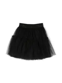 在飛比找Farfetch優惠-logo-waistband tutu skirt