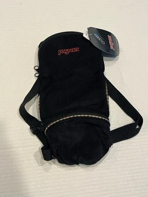 Jansport Black Corduroy Mini Backpack Vintage