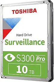 Toshiba S300 PRO 10TB Security HDD – 7200RPM, 512MB Cache, MD10ADA10TV