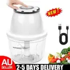 350ml Electric Garlic Food Chopper Vegetable Chopper Grinder Blender Crusher AUS
